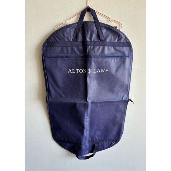 ALTON LANE Mens Womens Clothes Hanging Travel Garment Bag Blue Size 46" x 25" - Picture 1 of 8